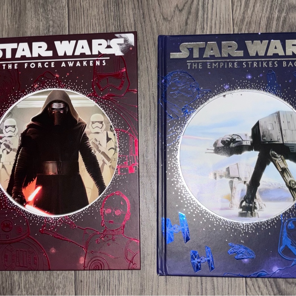 Star Wars Hardcover Set - Red & Blue Metallic Covers